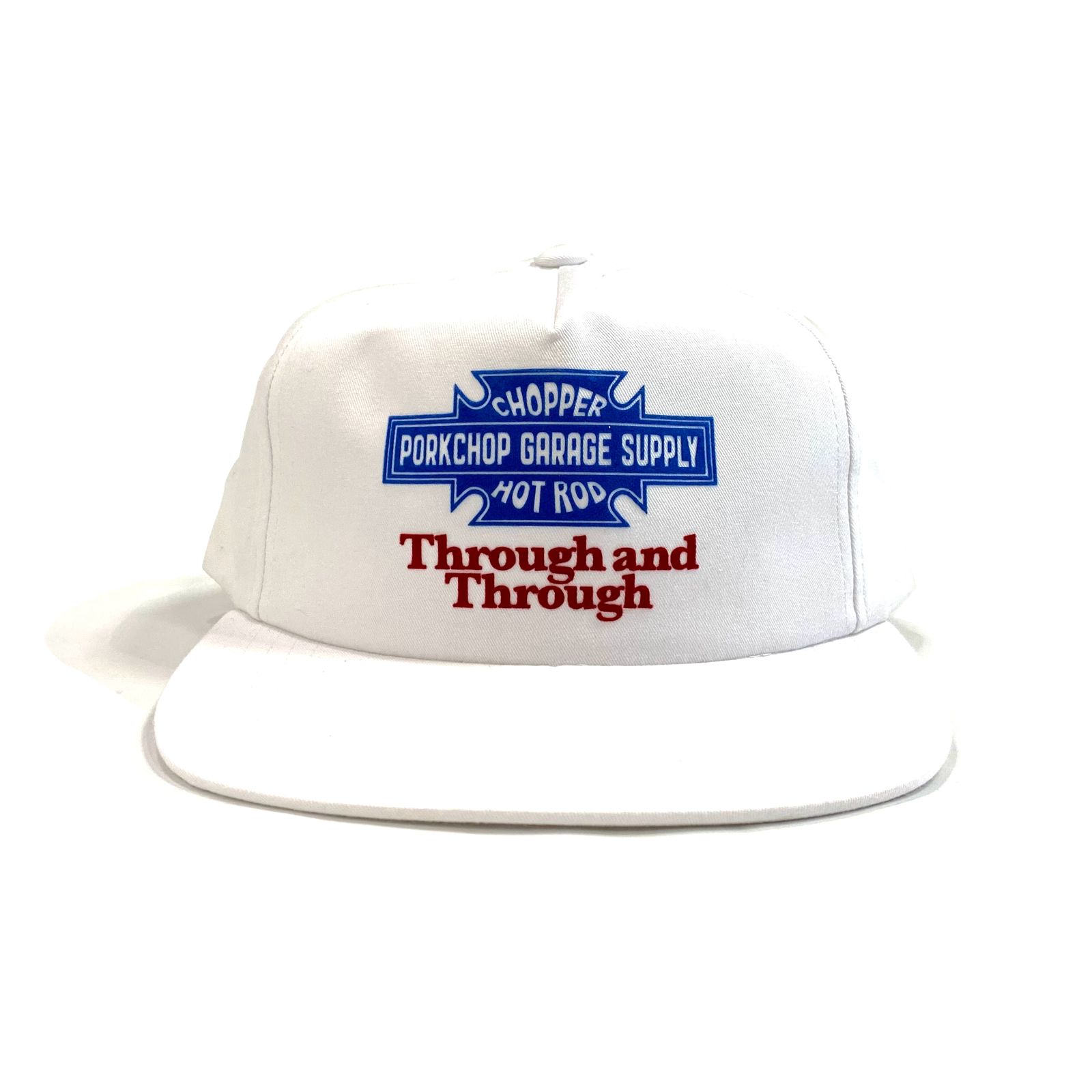 Through and Through CAP (WHITE) / ロゴ プリント キャップ
