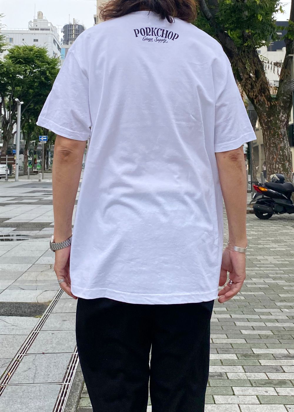PORK STORE TEE (WHITE) / ポーク ストア Tシャツ