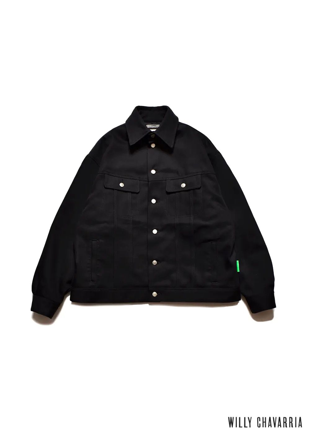 ×WILLY CHAVARRIA St.Twist Denim CHACHI TRUCKER JACKET (BLACK) / ×ウィリーチャバリア コラボ トラッカージャケット