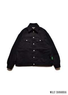 ×WILLY CHAVARRIA St.Twist Denim CHACHI TRUCKER JACKET (BLACK) / ×ウィリーチャバリア コラボ トラッカージャケット