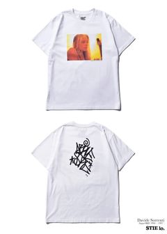 Stie-lo × Davide Sorrenti Orange-Aid T-SH (WHITE) / ×スティーロ×ダヴィデ・ソレンティ コラボフォトT