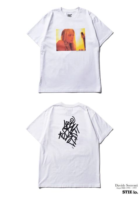 Stie-lo × Davide Sorrenti Orange-Aid T-SH (WHITE) / ×スティーロ×ダヴィデ・ソレンティ コラボフォトT