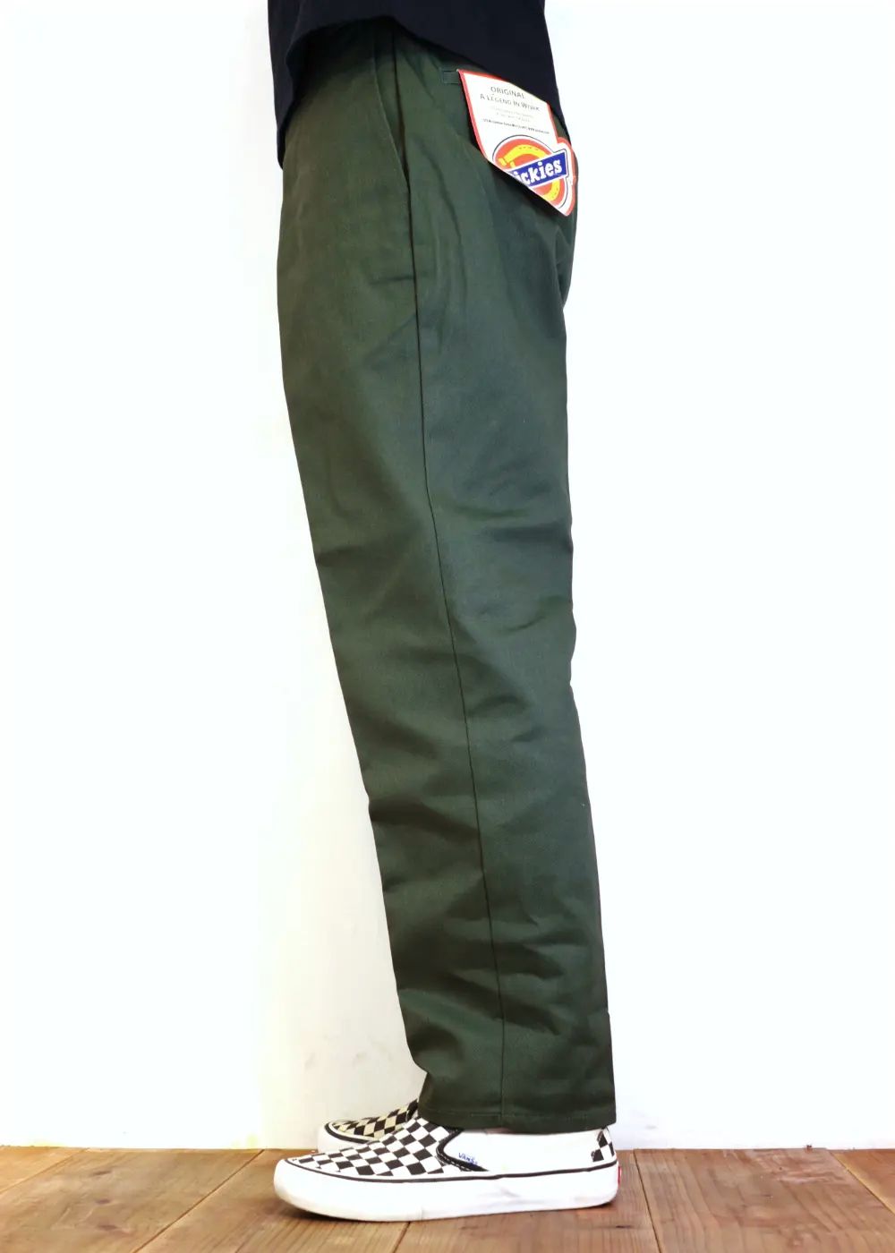DICKIES 10L TC PANTS "THUNDERS" (OLIVE) / ディッキーズ コラボ チノパンツ