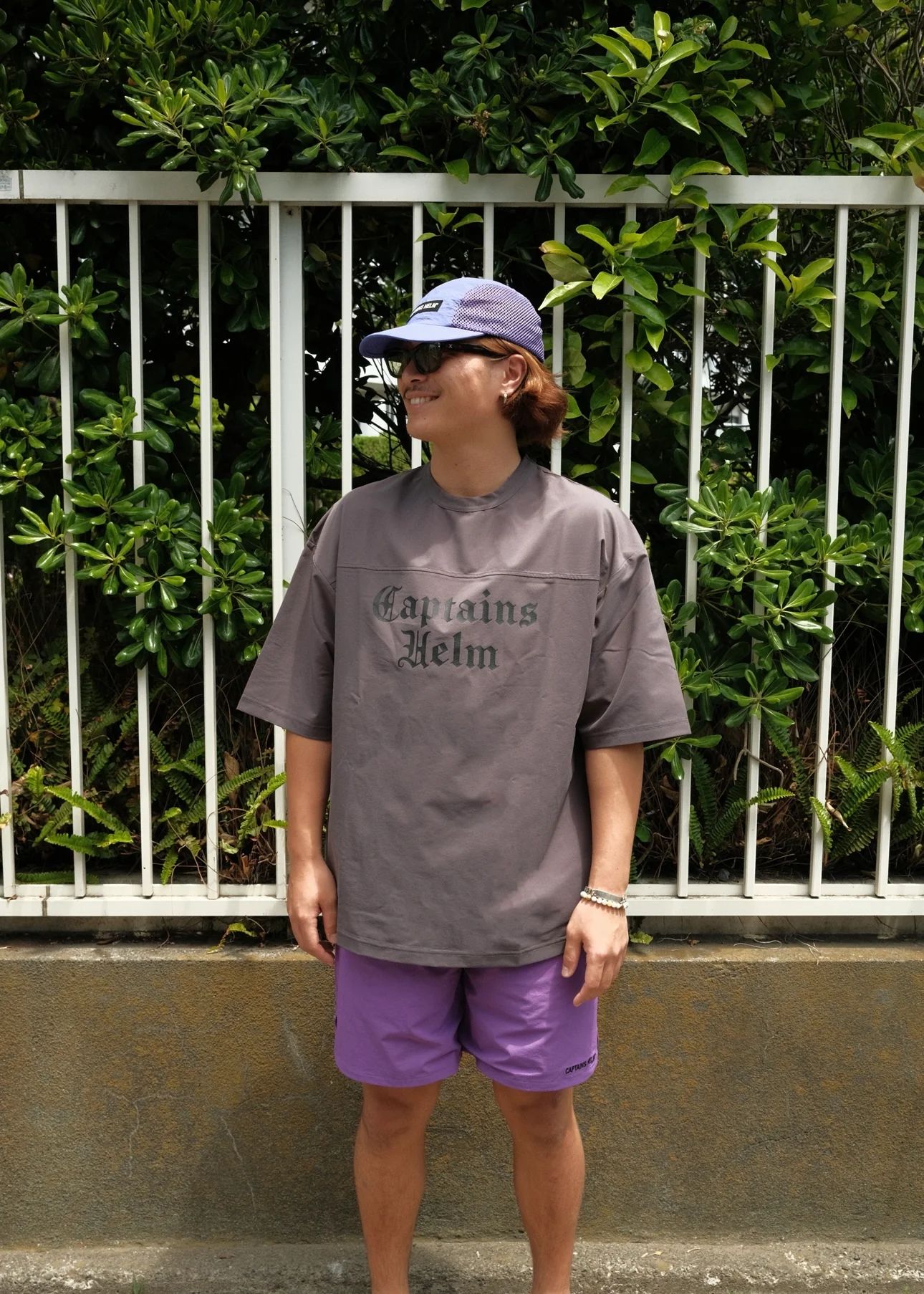 ACTIVE TECH SHORTS (PURPLE) / ストレッチ ナイロン ショーツ