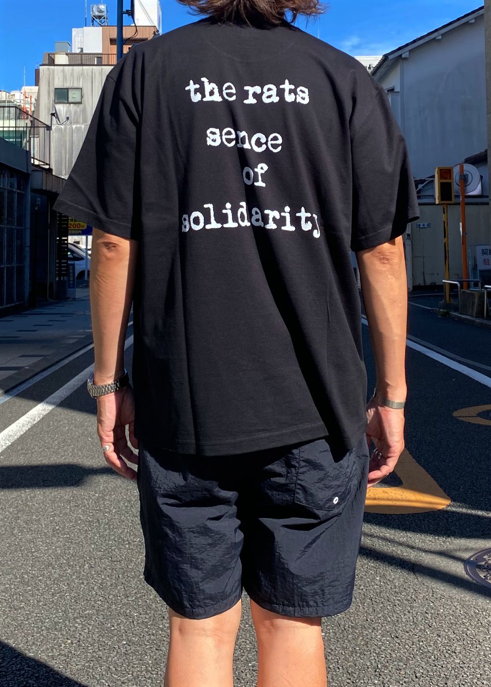 HARDCORE TEE (BLACK) / ハードコア プリント Tシャツ