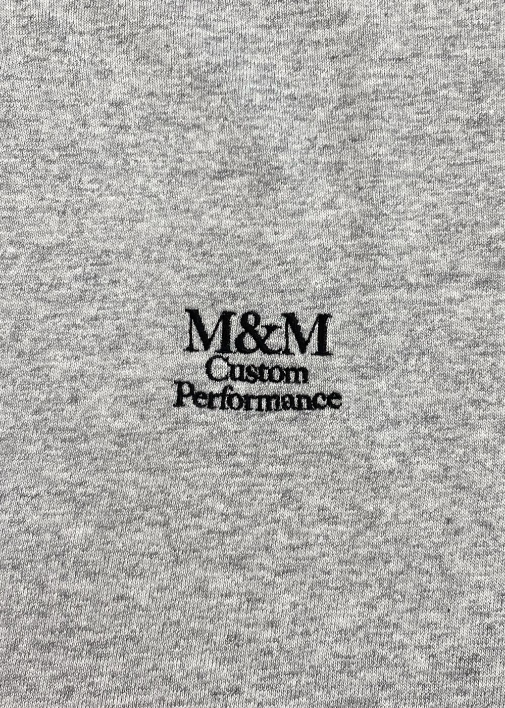 M&M CUSTOM PERFORMANCE - Logo EMB. Tee (M.GRAY) / ロゴ