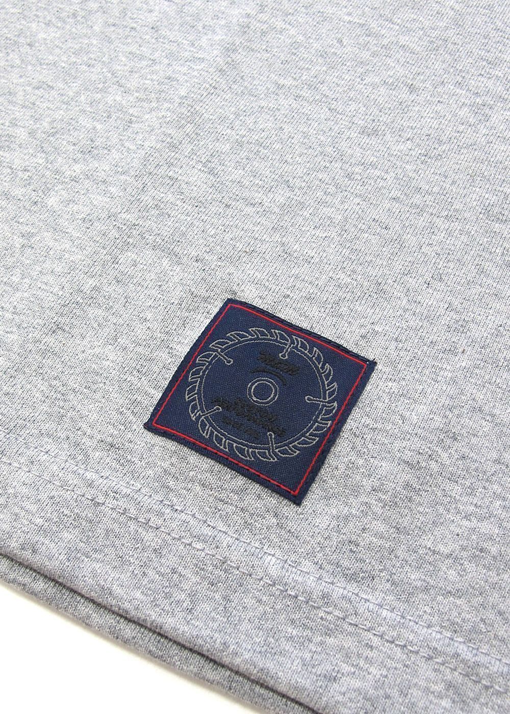 Logo EMB. Tee (M.GRAY) / ロゴ プリント Tシャツ