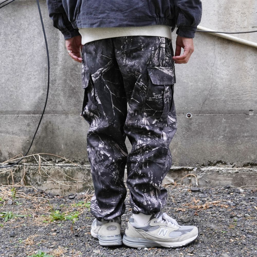 6P Camo Track Pant (BLACK CAMO) / オリジナル カモフラージュ カーゴ パンツ / セットアップ可能