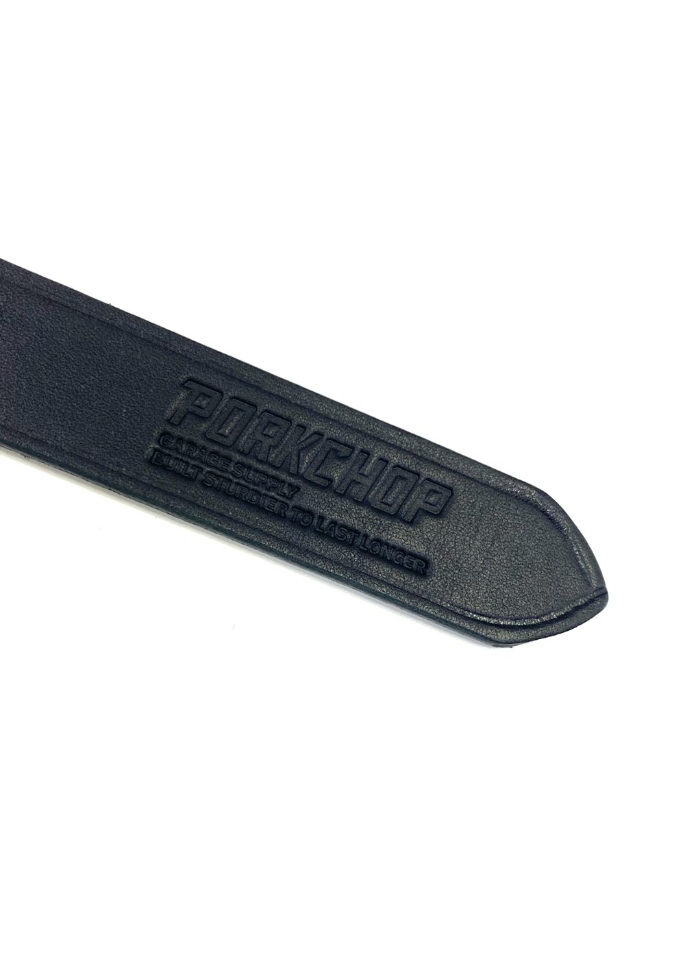 LEATER BELT (BLACK) / レザー ナロー ベルト