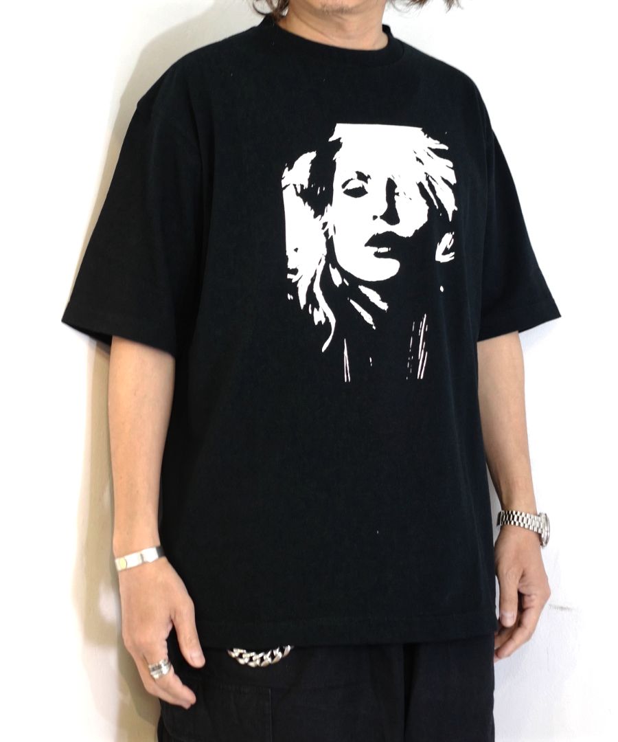 MINEDENIM - Monochrome Two tone Face Crewneck T-SH (BLK