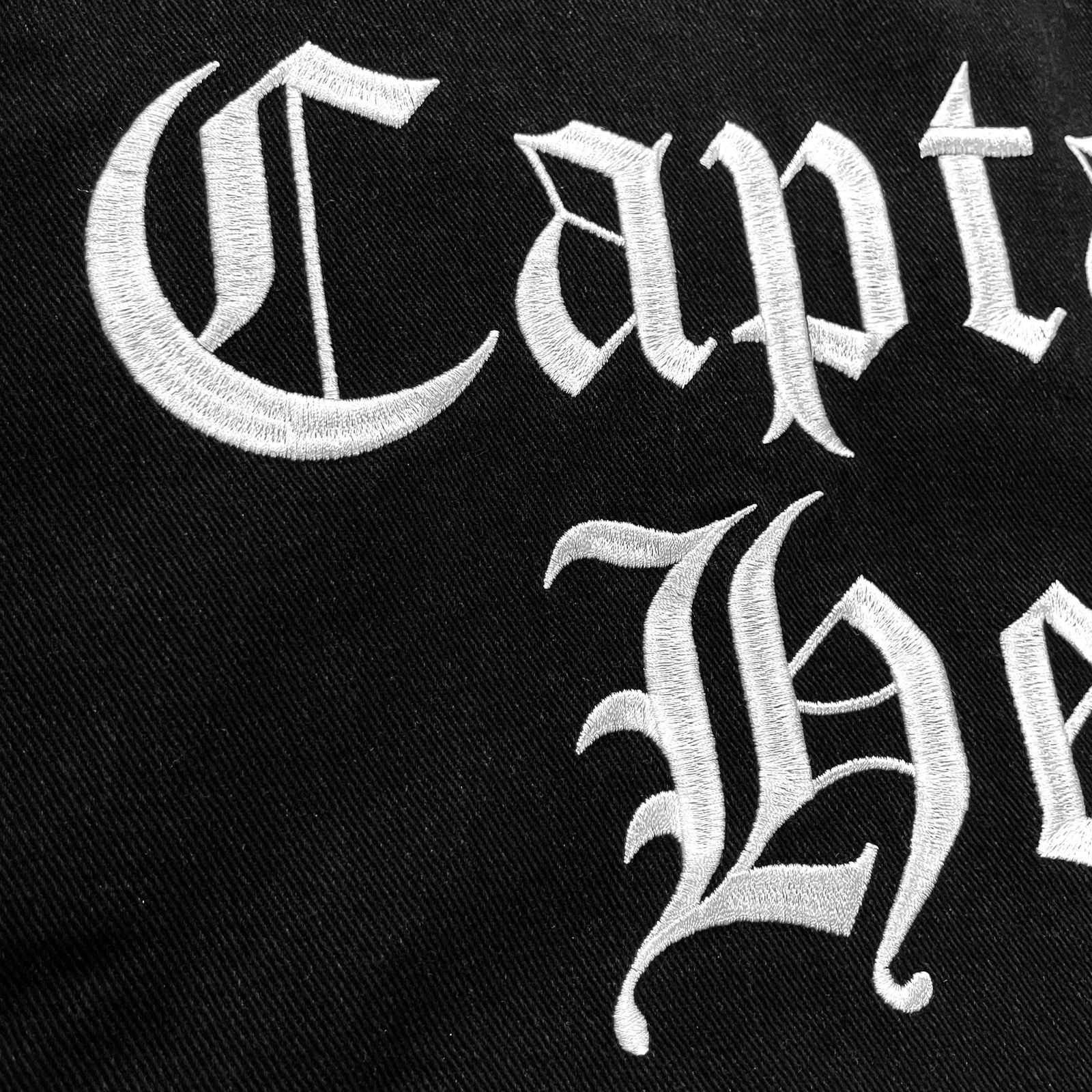 CAPTAINS HELM - LOGO DENIM COACH JKT (BLACK) / ロゴ刺繍