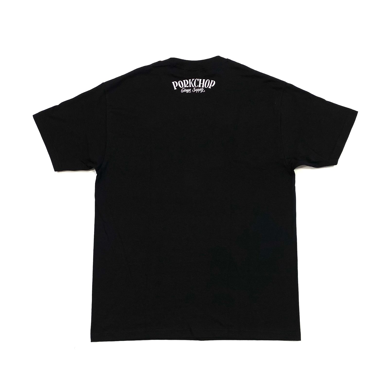 PORKCHOP GARAGE SUPPLY - PORK FRONT TEE 25 (BLACK) / ポーク