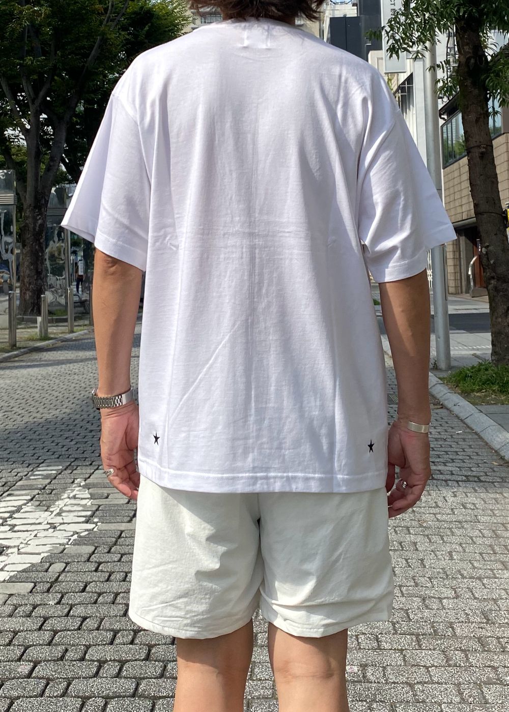PRINT TEE (WHITE) / ロゴ プリント Tシャツ