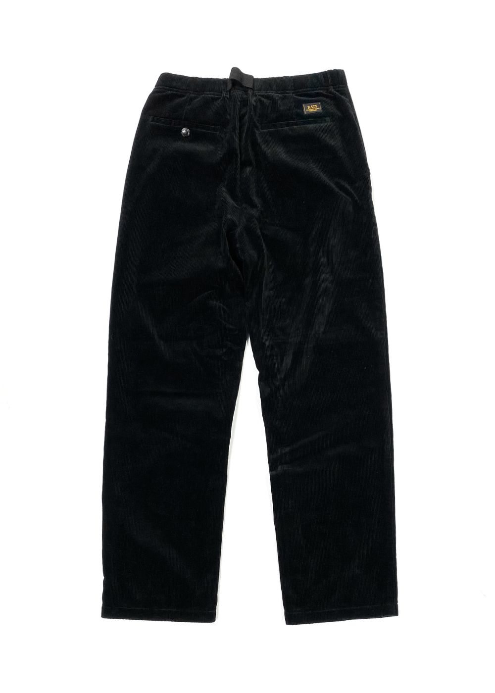 【ラスト1点】CORDUROY EASY PANTS (BLACK) / コーデュロイ イージー パンツ
