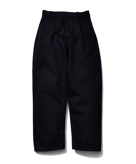 WTNB.Wide Work PS (BLACK) / 渡辺康裕 コラボレーション ワイドデニムパンツ