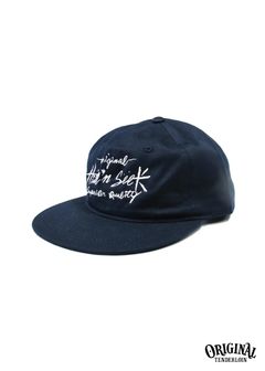 ×TENDERLOIN TWILL CAP (NAVY) / テンダーロイン コラボロゴ刺繍キャップ