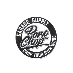 CIRCLE SCRIPT STICKER (BLACK) / サークルスクリプトステッカー