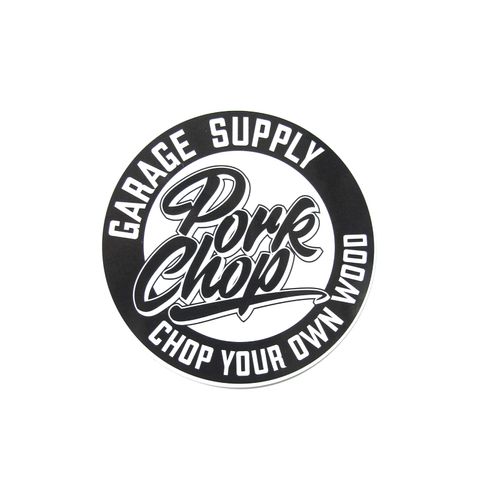 CIRCLE SCRIPT STICKER (BLACK) / サークルスクリプトステッカー