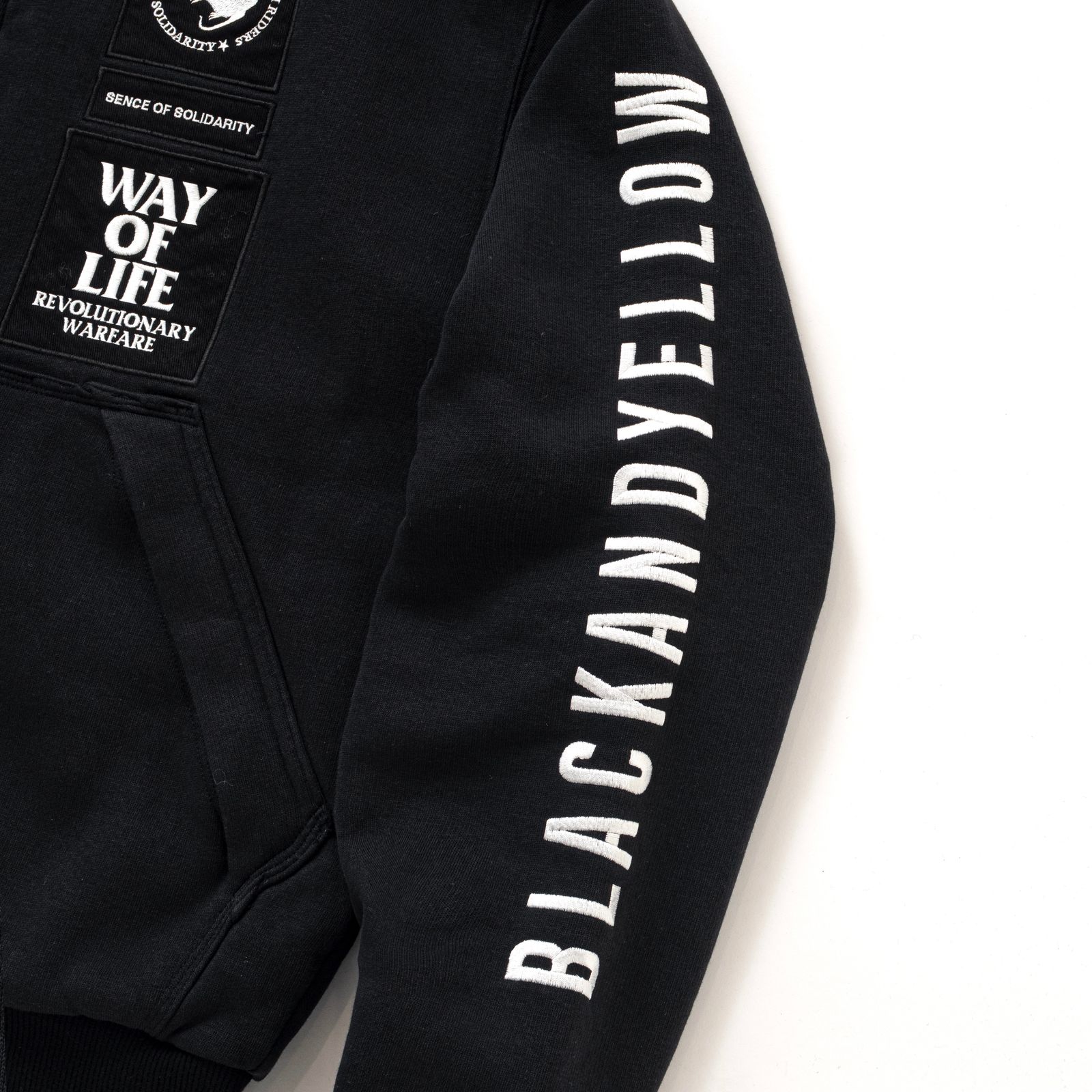 BOA HOODIE (BLACK) / ボア ライナー スウェット パーカー