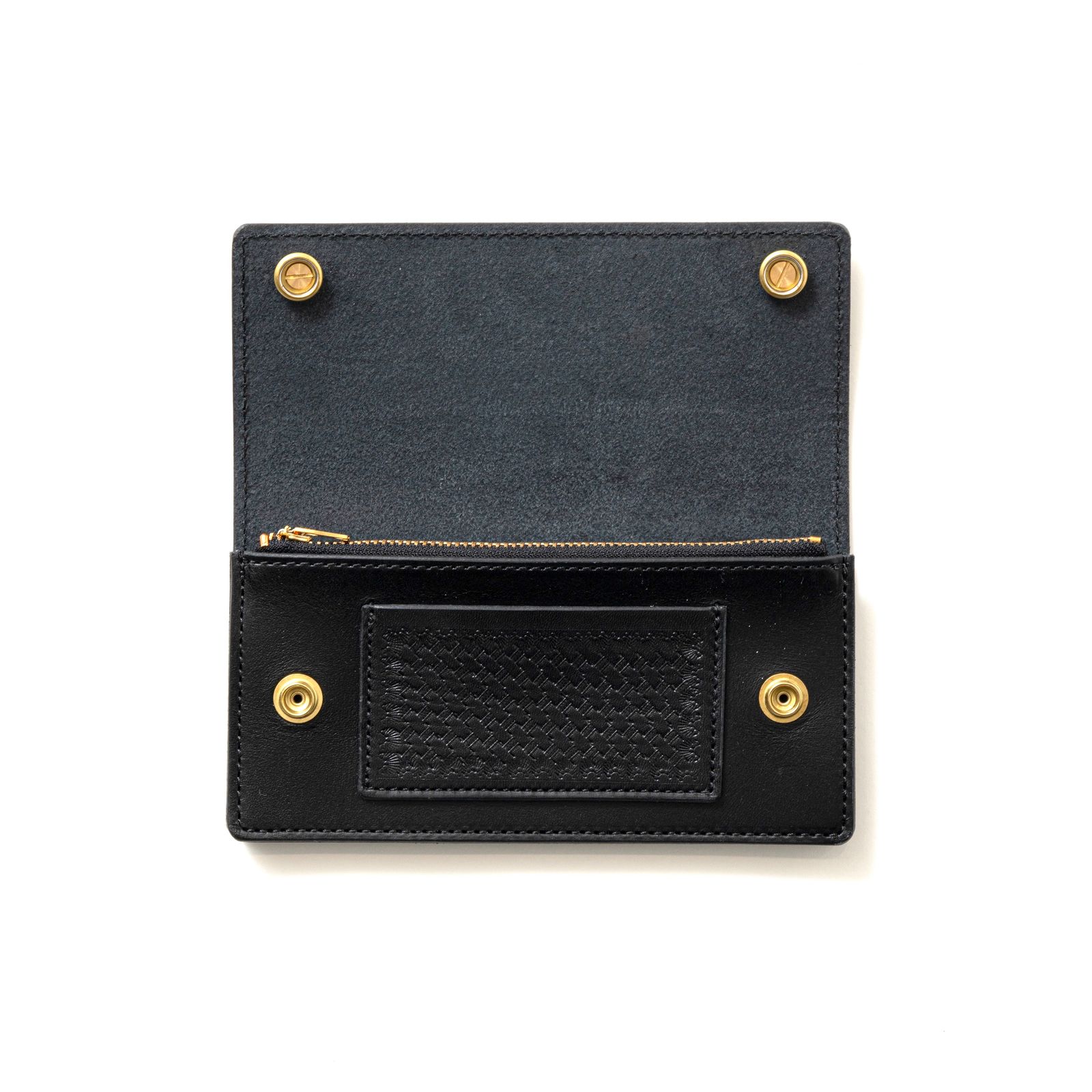【ラスト1点】RATSxBINGO BROTHERS 2CONCHO WALLET (BRASS) / ビンゴブラザーズ コラボ レザーウォレット