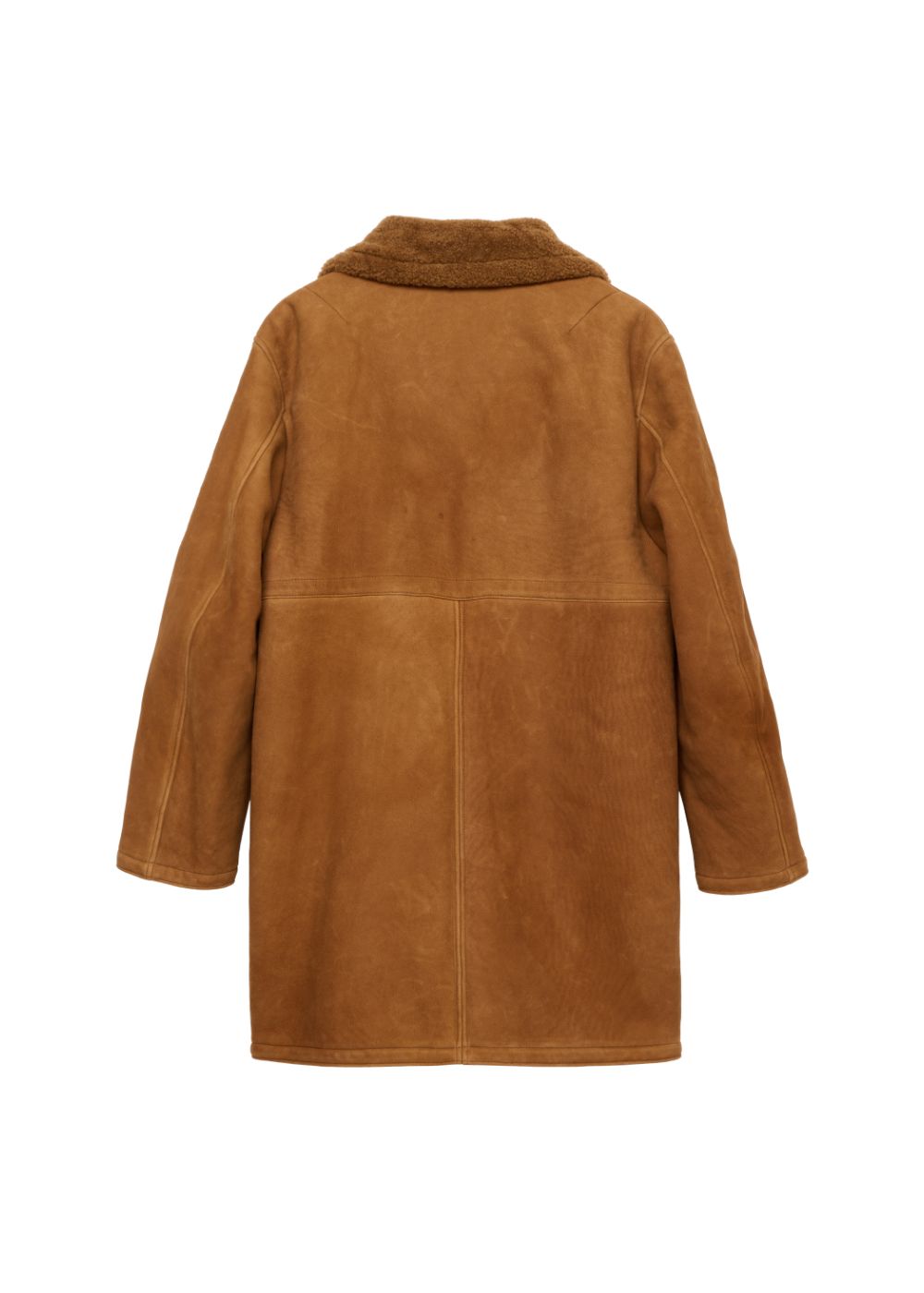 Vegan Mouton Ranch Coat (BROWN) / ビーガン ムートン ランチコート