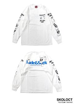 × SKOLOCT L/S Tee-1 (WHITE) / スコロクト コラボロンT