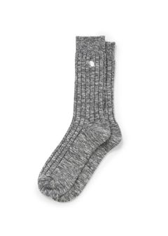 MELANGE SOCKS (TYPEA / CHARCOAL) / メランジ ソックス