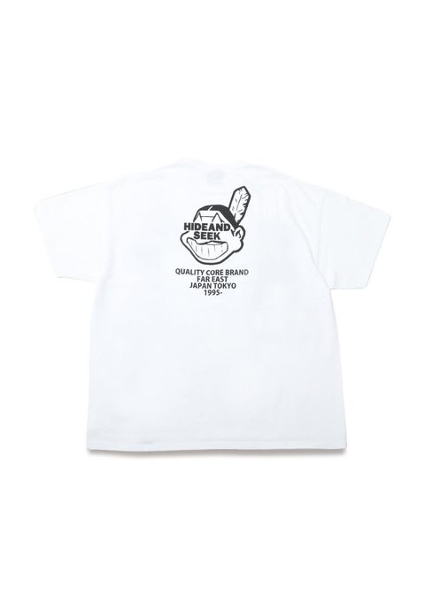 Indian S/S Tee (WHITE) / ロゴ プリントTee