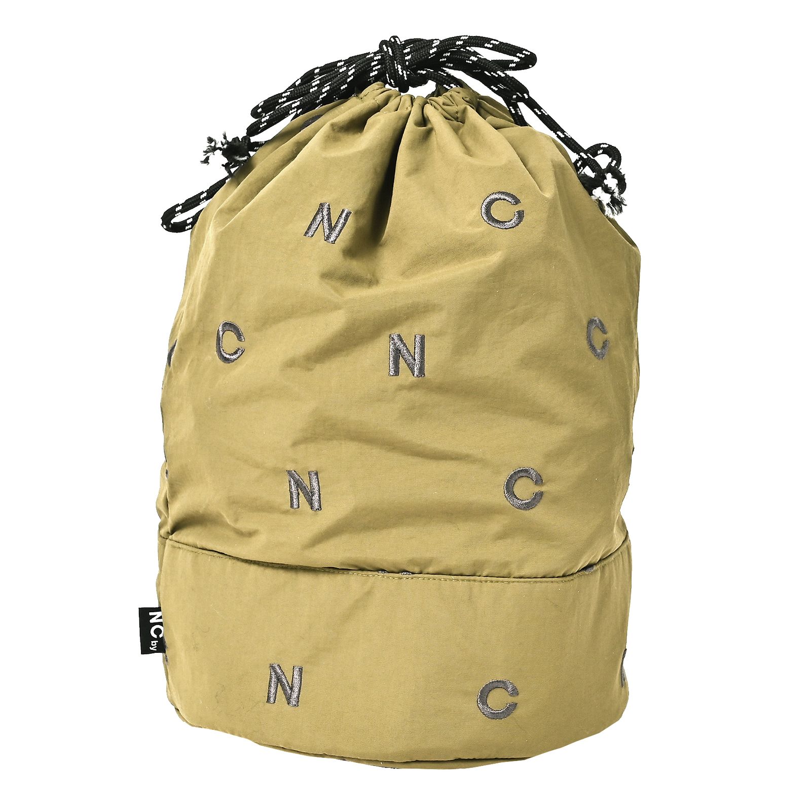 巾着バッグ (KHAKI)