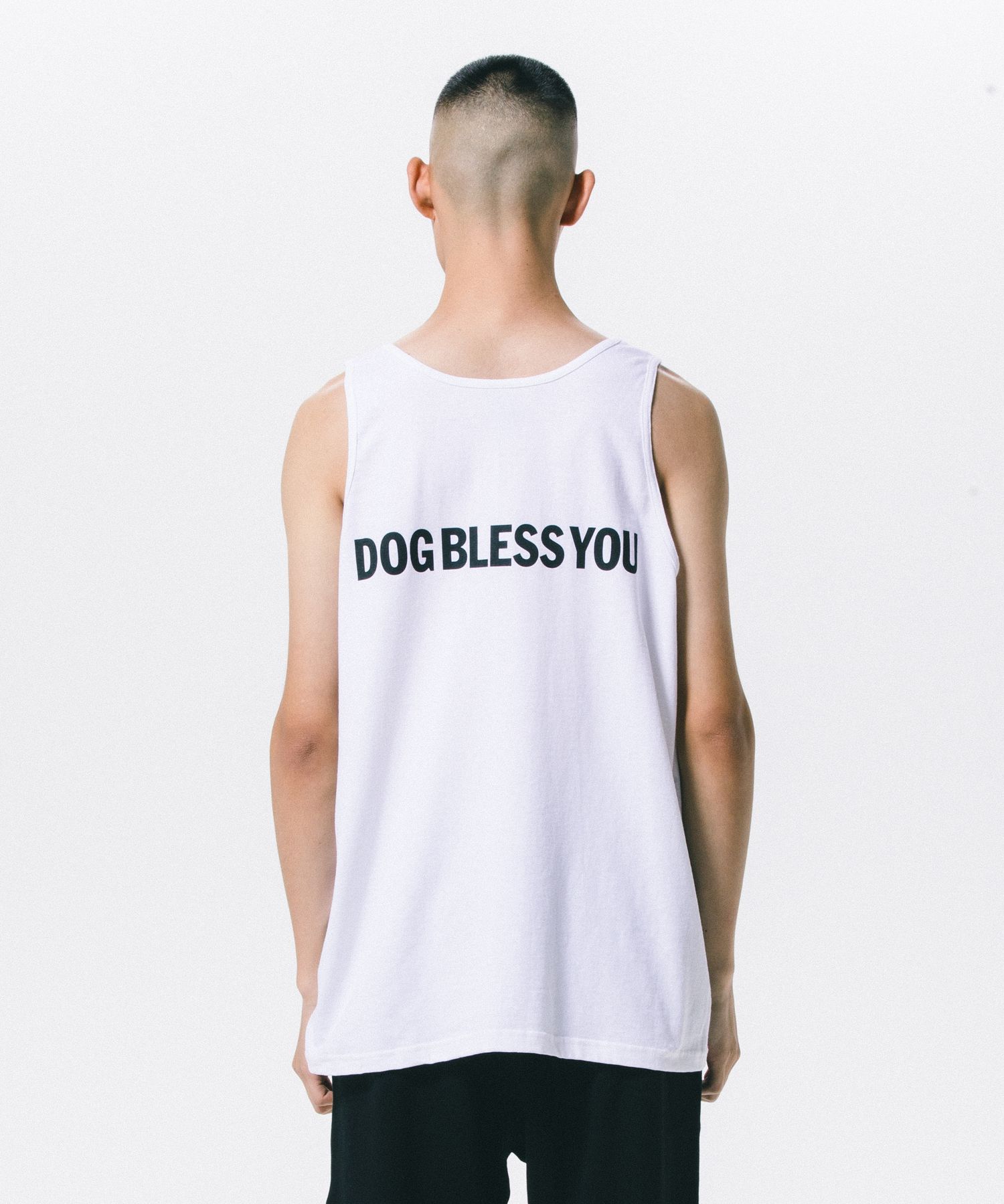MARIA TANK TOP (WHITE) / プリント タンクトップ