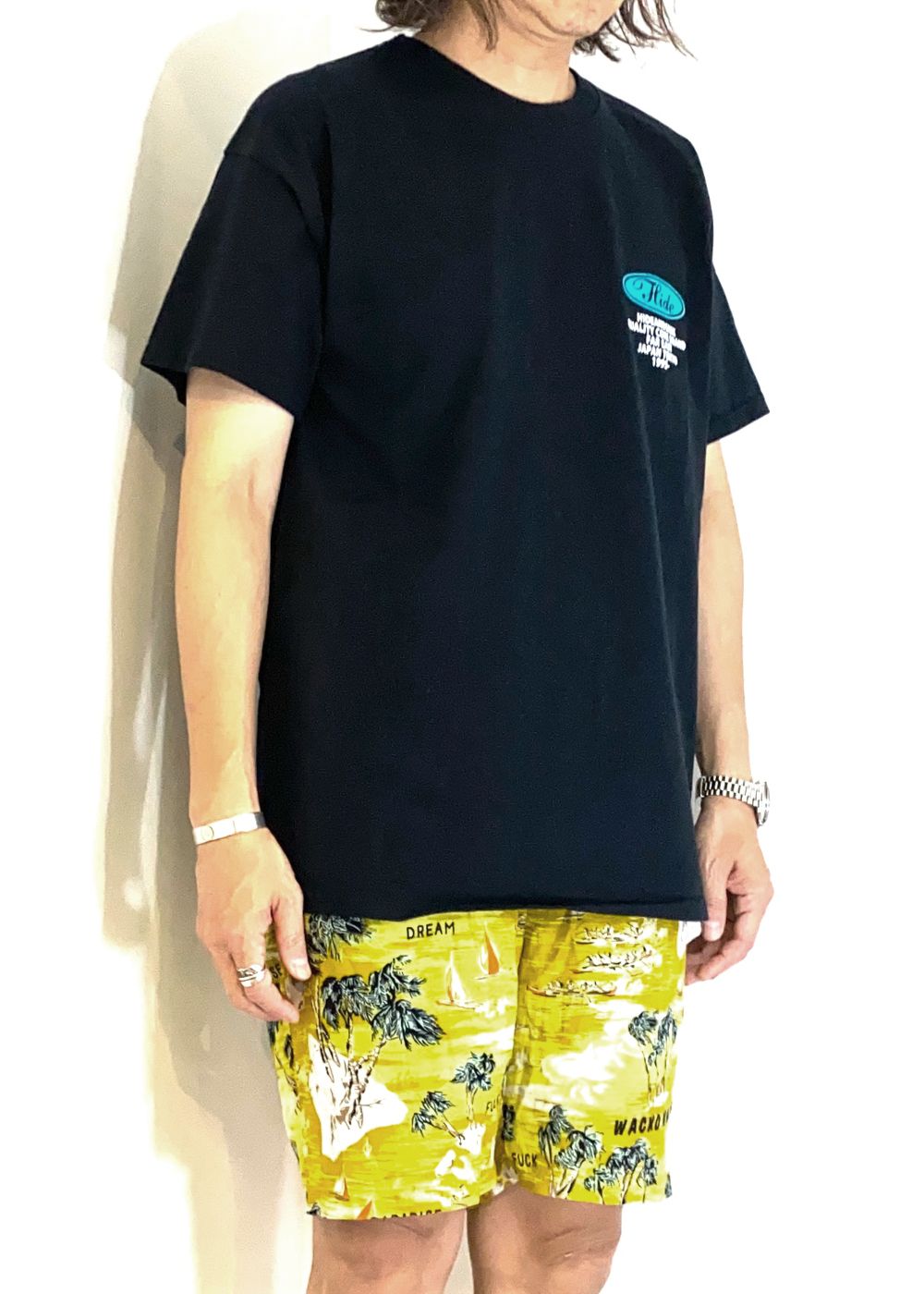Circle Logo S/S Tee (BLACK) / ロゴ プリントTee