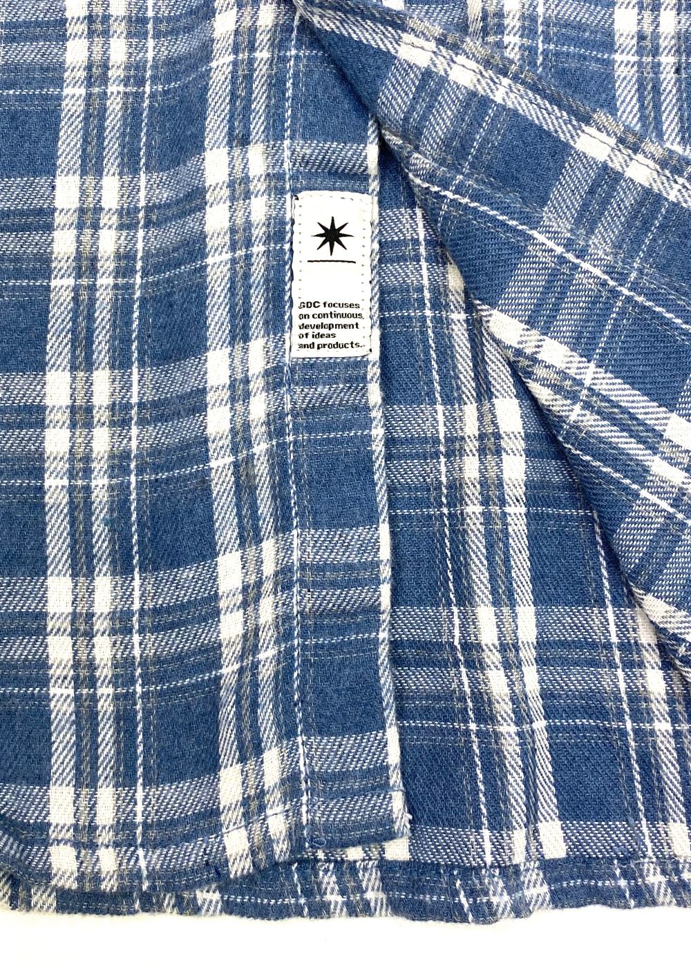 Flannel Shirt (BLUE) / チェック コットン ネルシャツ
