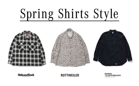 SPRING SHIRT STYLE / スタイル特集アップ致しました。