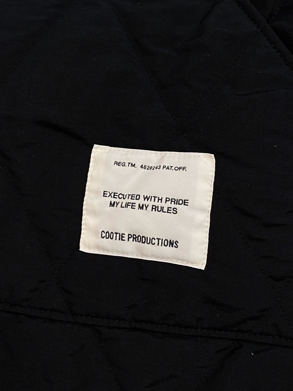 COOTIE PRODUCTIONS - Nylon Quilting Work Vest (BLACK×BLACK ...