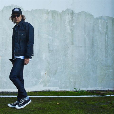 王道デニムセットアップ。