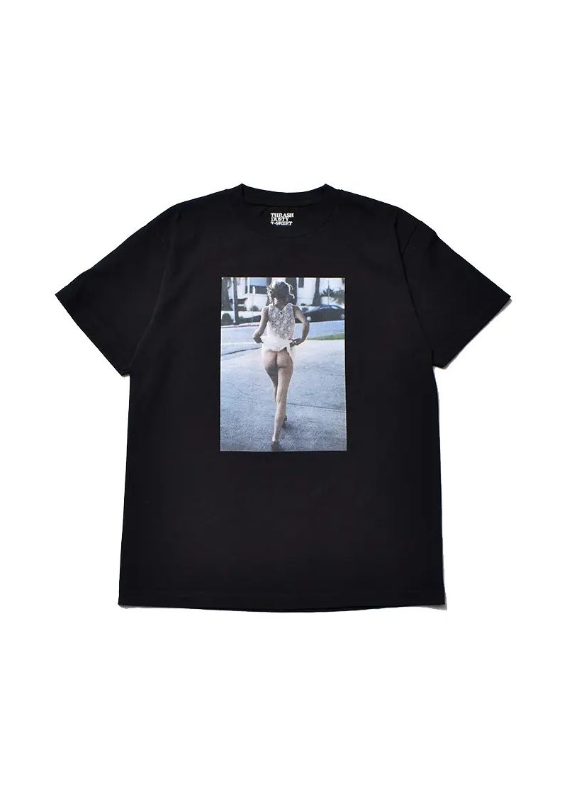 Davide Sorrenti×Stie-lo Jaime Flashing Bum T-SH (BLACK) / ×ダヴィデ・ソレンティ×スティーロ コラボフォトT