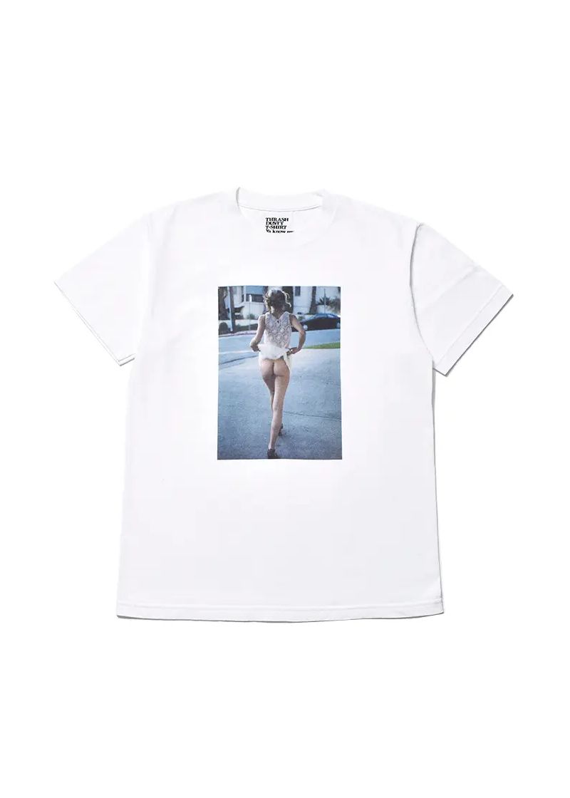 Davide Sorrenti×Stie-lo Jaime Flashing Bum T-SH (WHITE) / ×ダヴィデ・ソレンティ×スティーロ コラボフォトT
