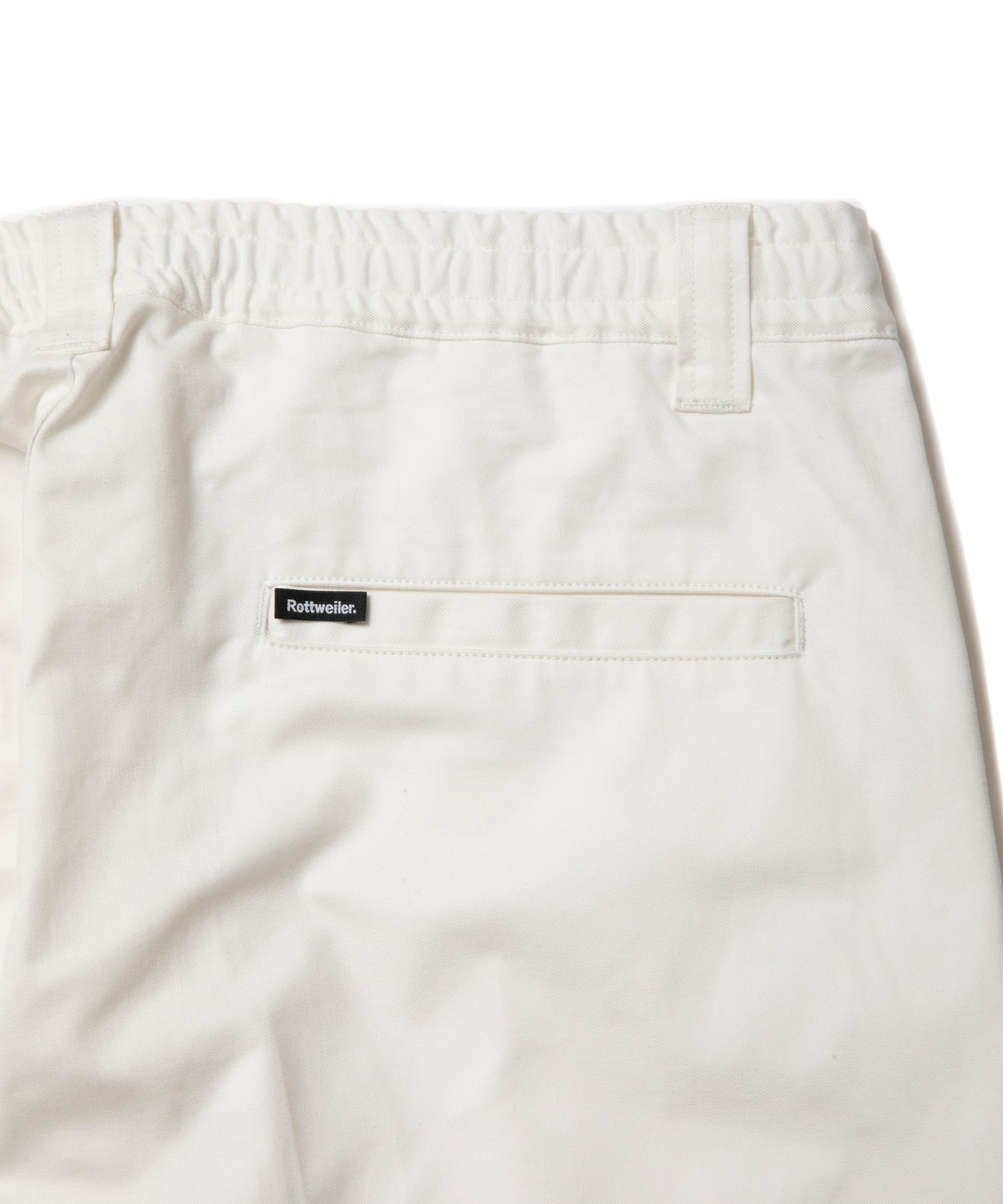 R9 TUCK PRESS CHINO PANTS (WHITE) / オリジナル チノパンツ