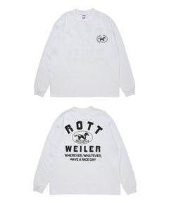 HORSE LSTEE (WHITE) / プリント Tシャツ