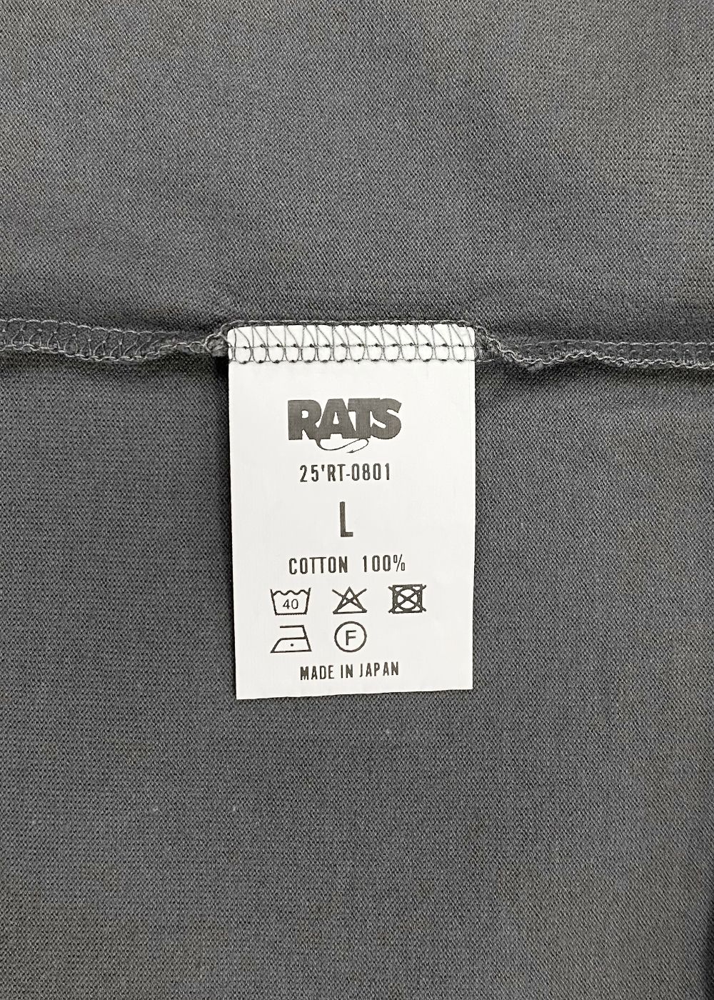 【ラスト1点】BOX LOGO TEE (GRAY) / ボックス ロゴ Tシャツ