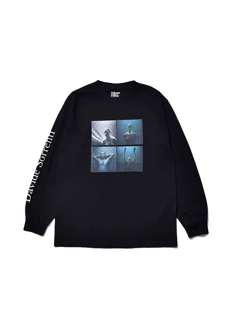 Stie-lo×Davide Sorrenti Amy Lace L/S T-SH (BLACK) / ×ダヴィデ・ソレンティ×スティーロ コラボフォトロンT