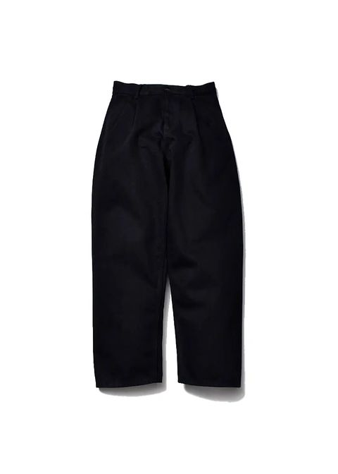 WTNB.Wide Work PS (BLACK) / 渡辺康裕 コラボレーション ワイドデニムパンツ