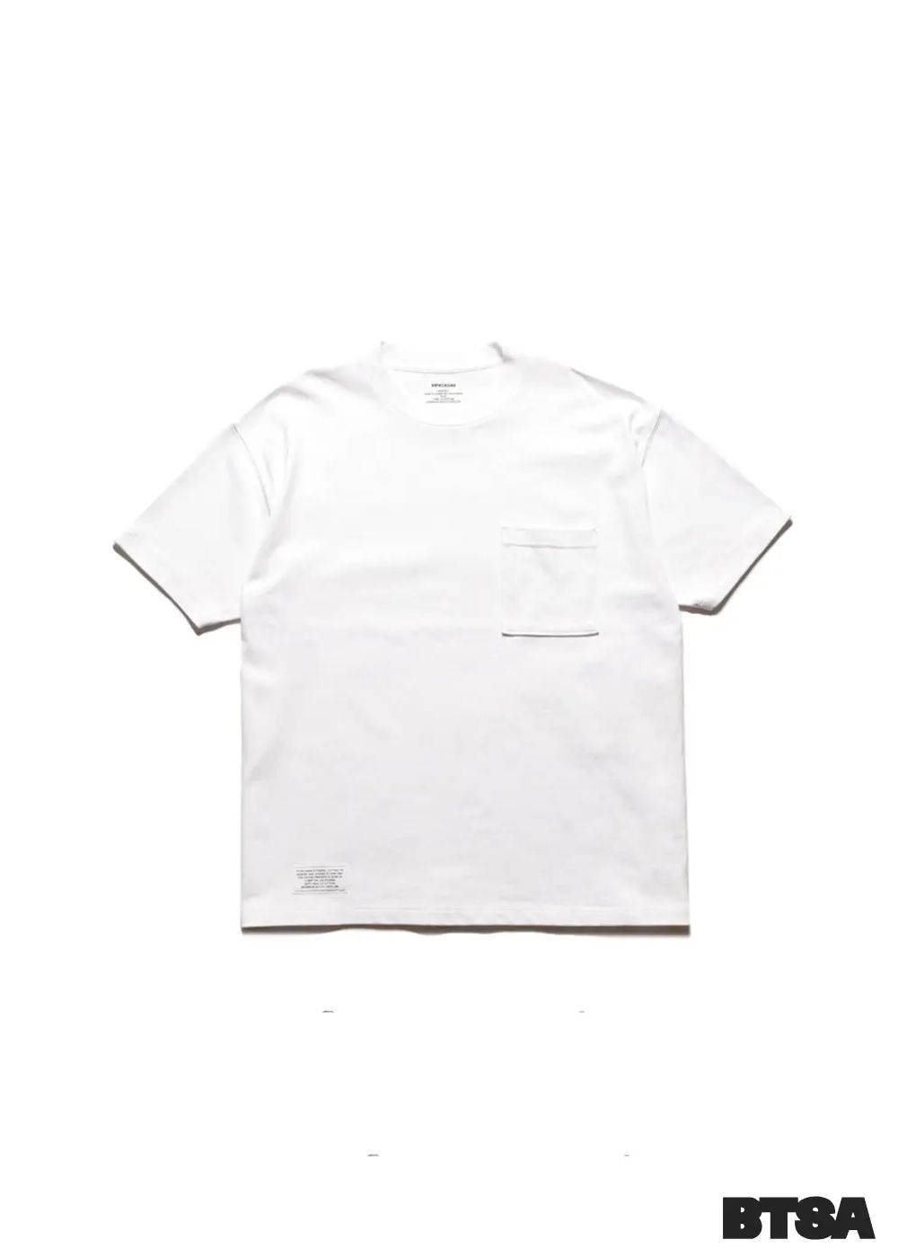 Heavy weight Loose Fit T-SH (WHT) / BTSA コラボ Tシャツ