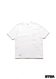 Heavy weight Loose Fit T-SH (WHT) / BTSA コラボ Tシャツ