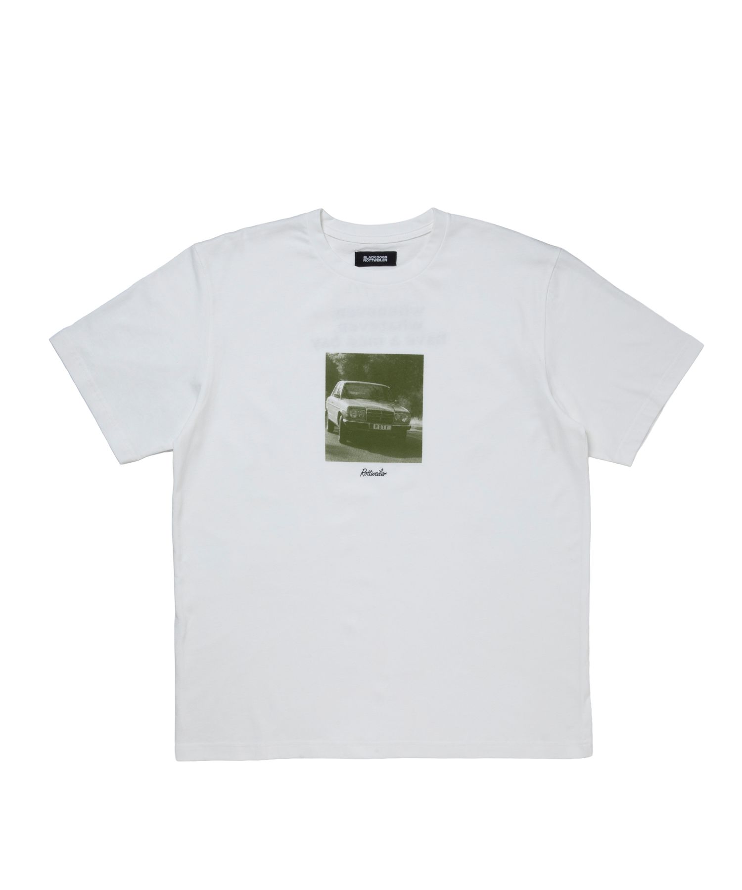 お礼や感謝伝えるプチギフト ROTTWEILER - R9 PHOTO TEE (WHITE) / オリジナル フォト トップス