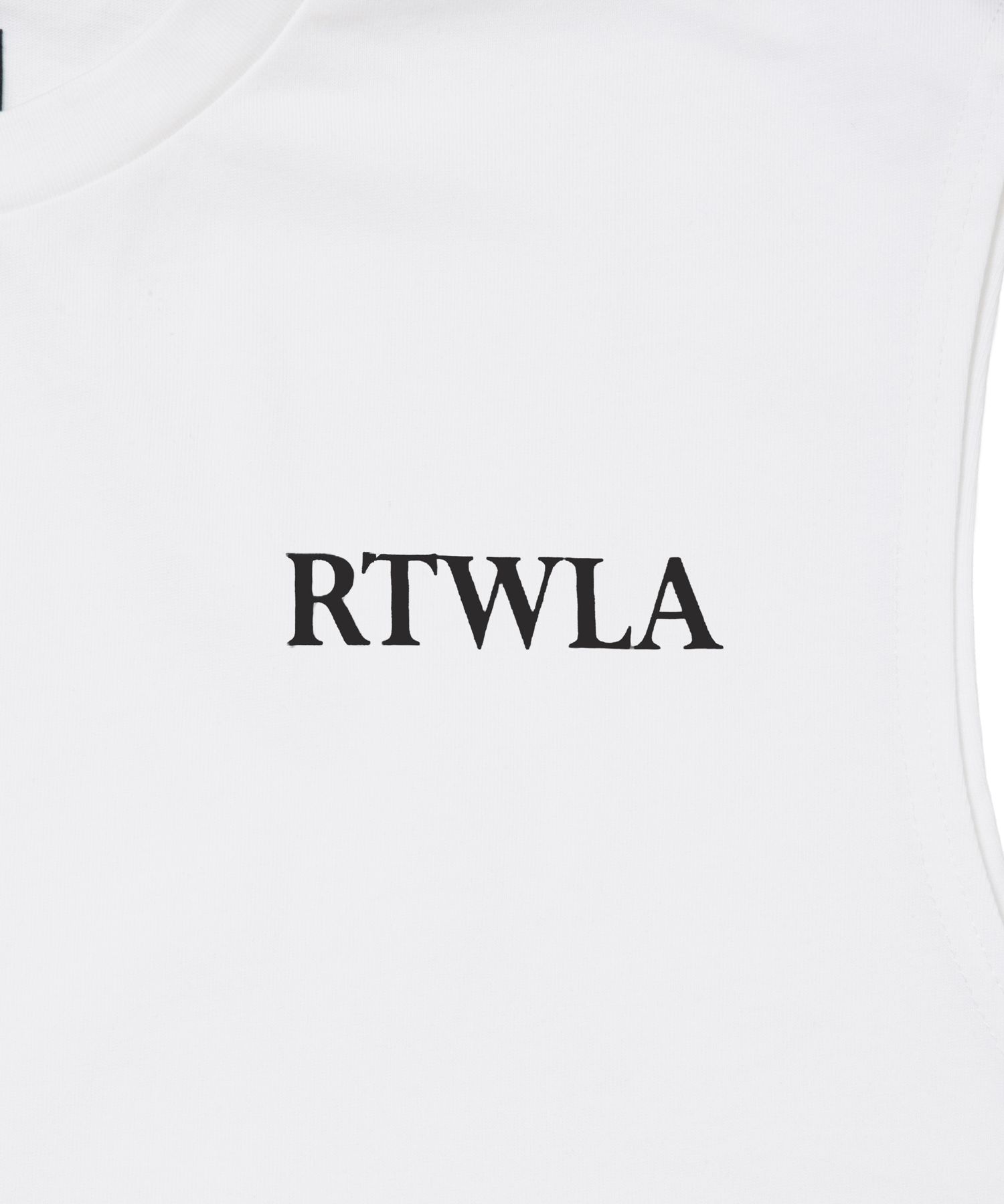R9 RTWLA NOSLEEVE TEE (WHITE) / オリジナル ノースリーブ Tシャツ