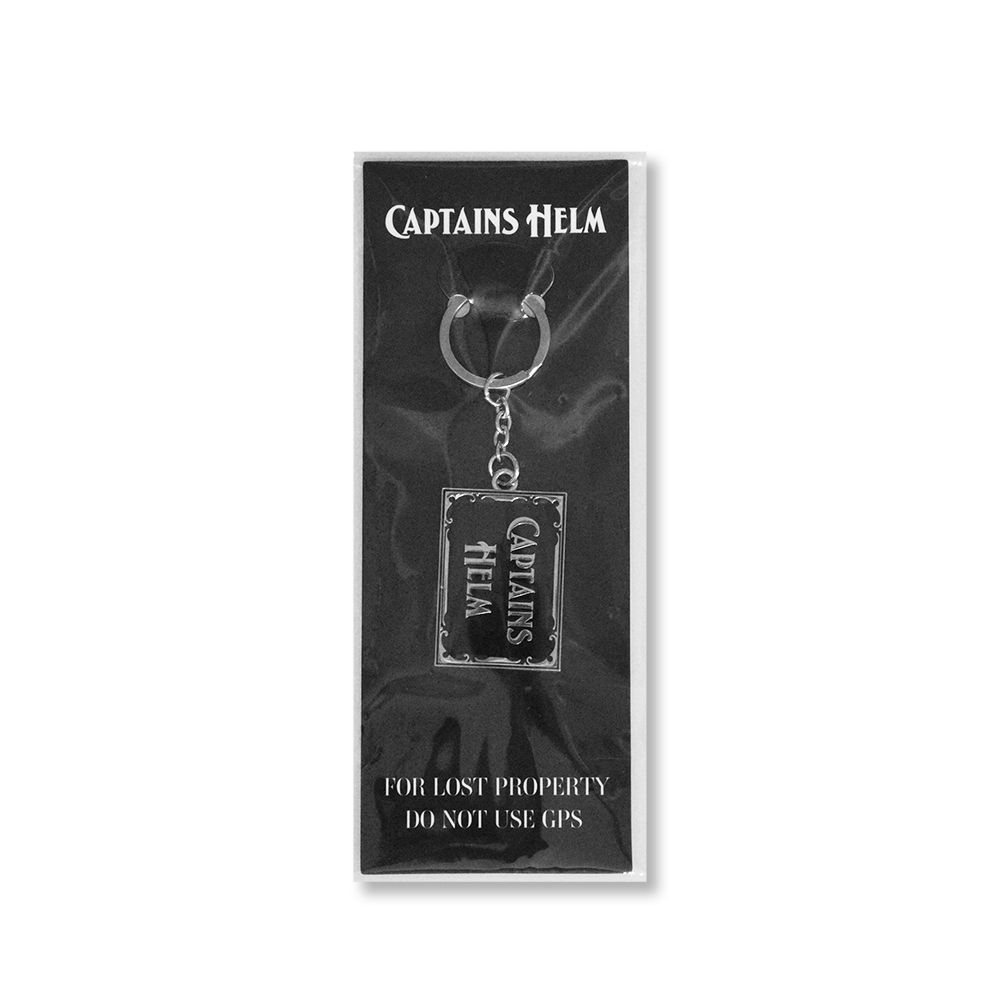 LOGO KEY HOLDER (BLACK) / 定番ロゴ キーホルダー