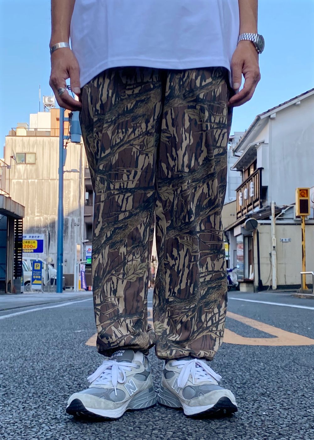 Original Jersey pant (CAMO) / 西浦徹 コラボ イージー パンツ