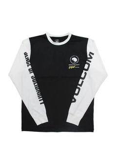 SURF L/S T-SHIRT Collaboration with VOLCOM (BLACK) / ボルコム コラボラッシュガード