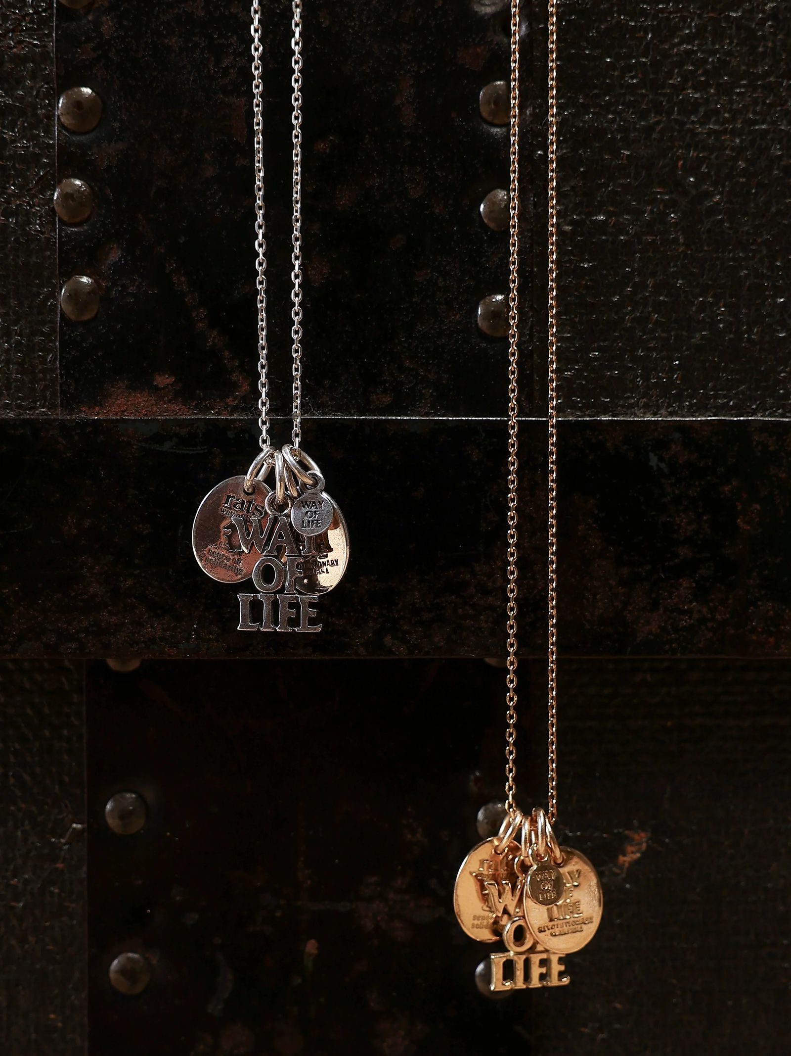 RATS - NECKLACE WAY OF LIFE SILVER (SILVER) / シルバー ネックレス ...